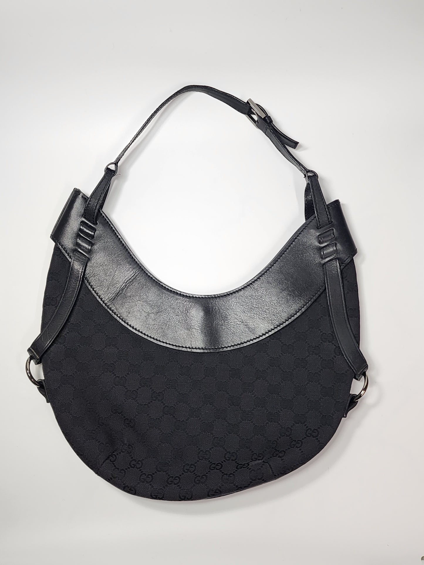 Gucci GG Canvas Hobo Shoulder Bag