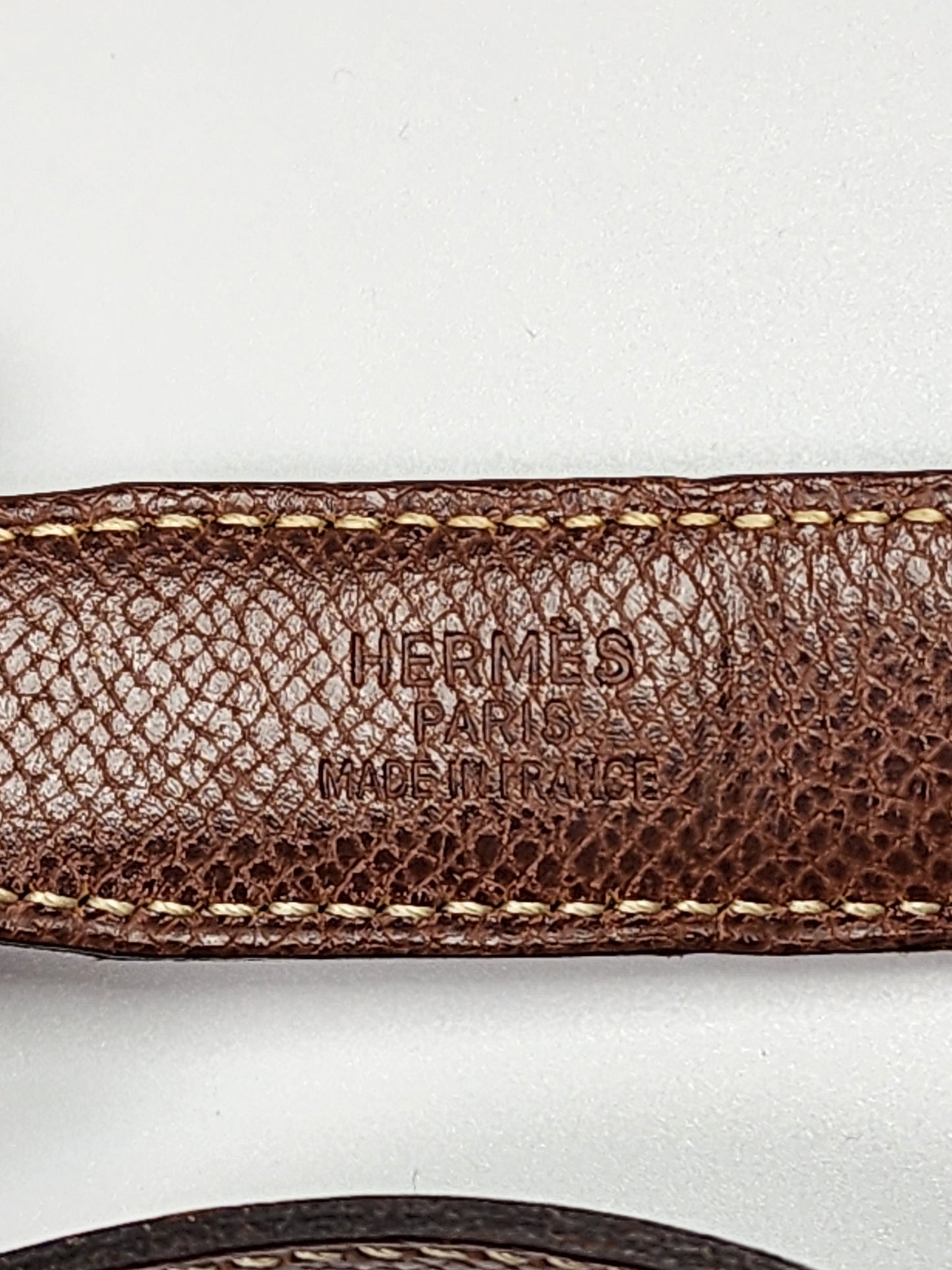 Hermes Reversible Mini Constance Belt - Black