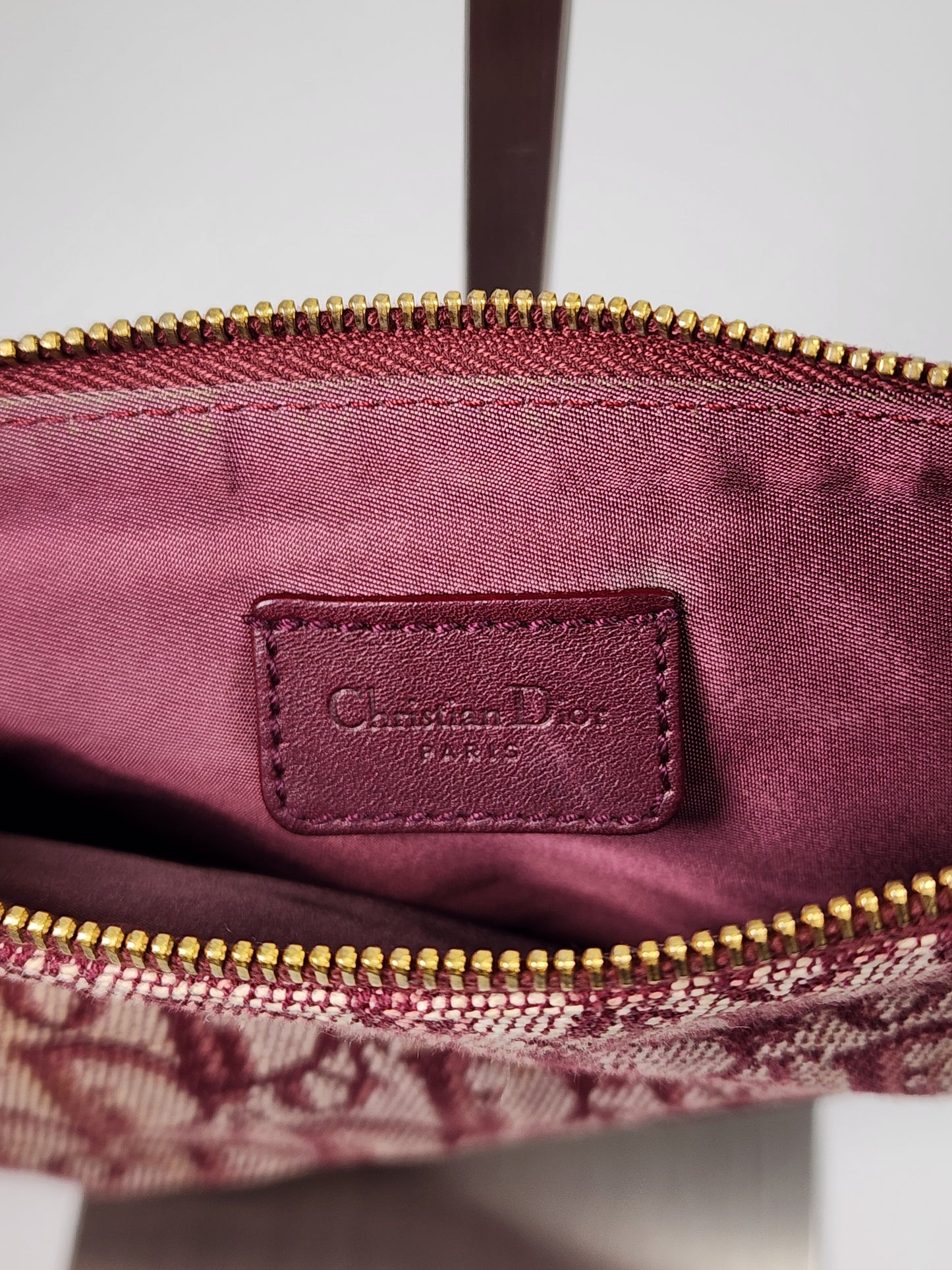 Dior Trotter Saddle Bag Red