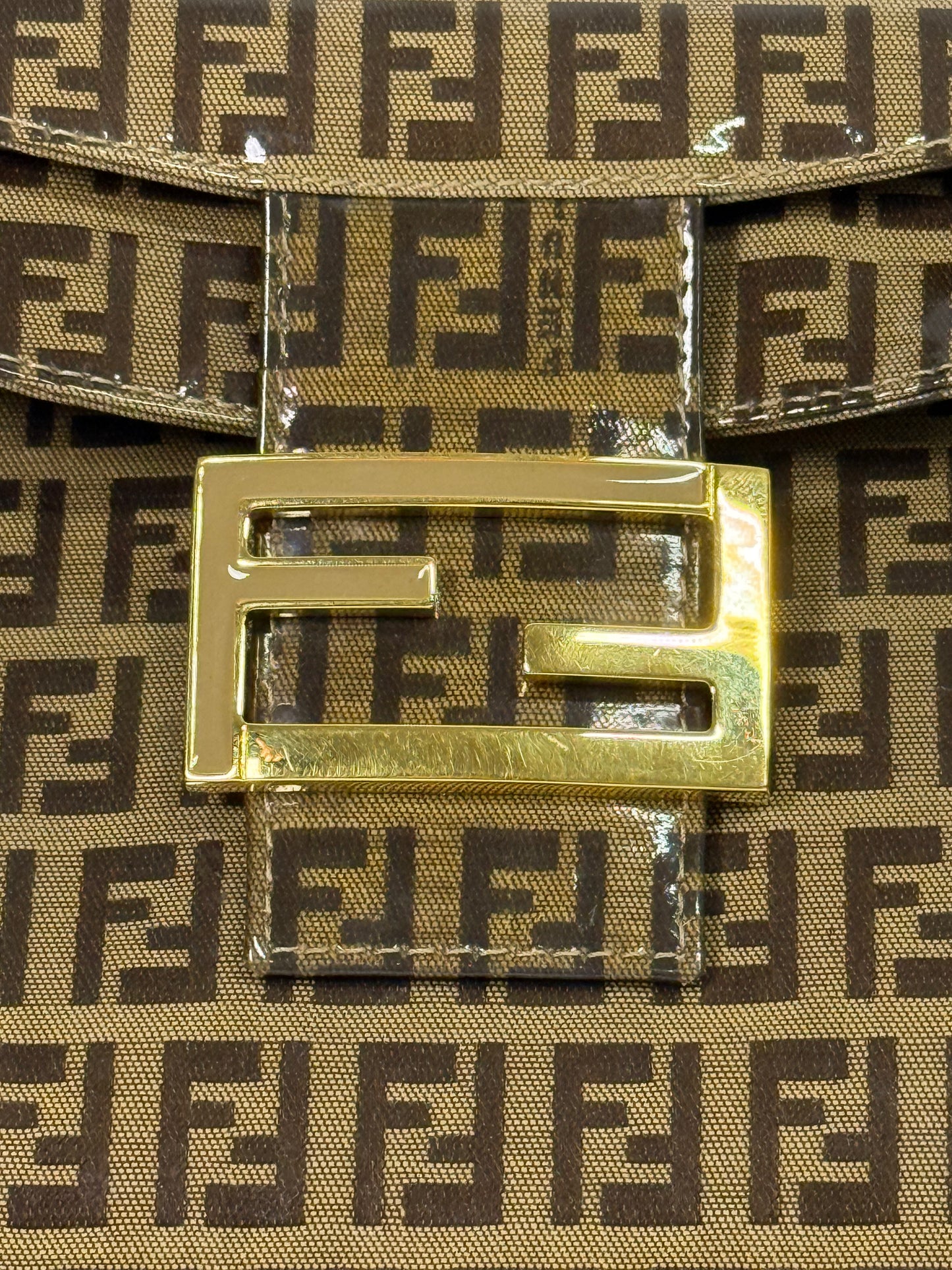 Fendi - Monogram Vinyl Shoulder Bag