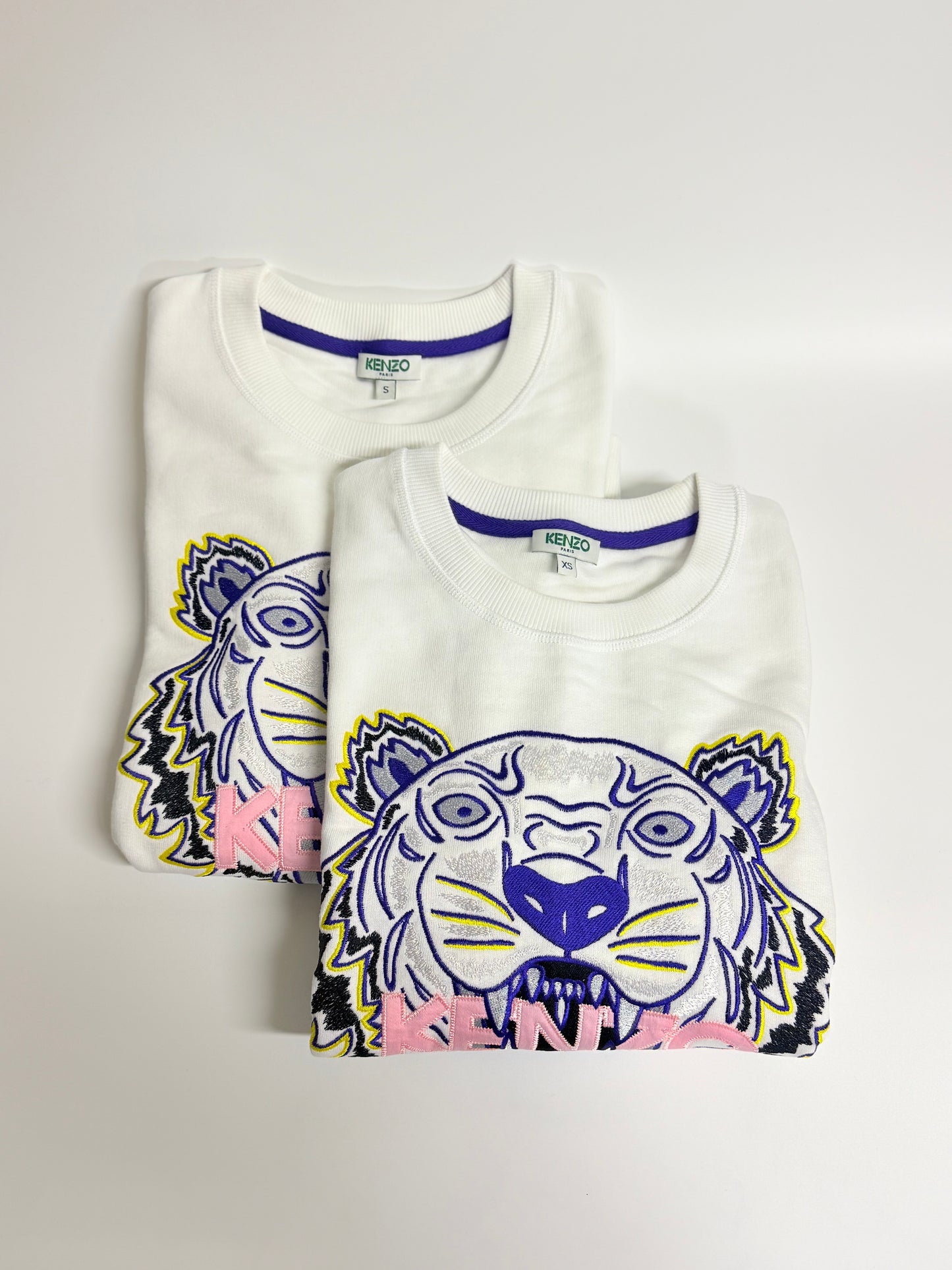 Kenzo Tiger Embroidered Sweatshirt - White