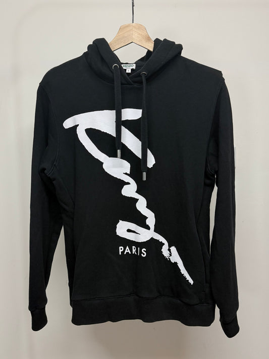 Kenzo Script Hoodie - Black