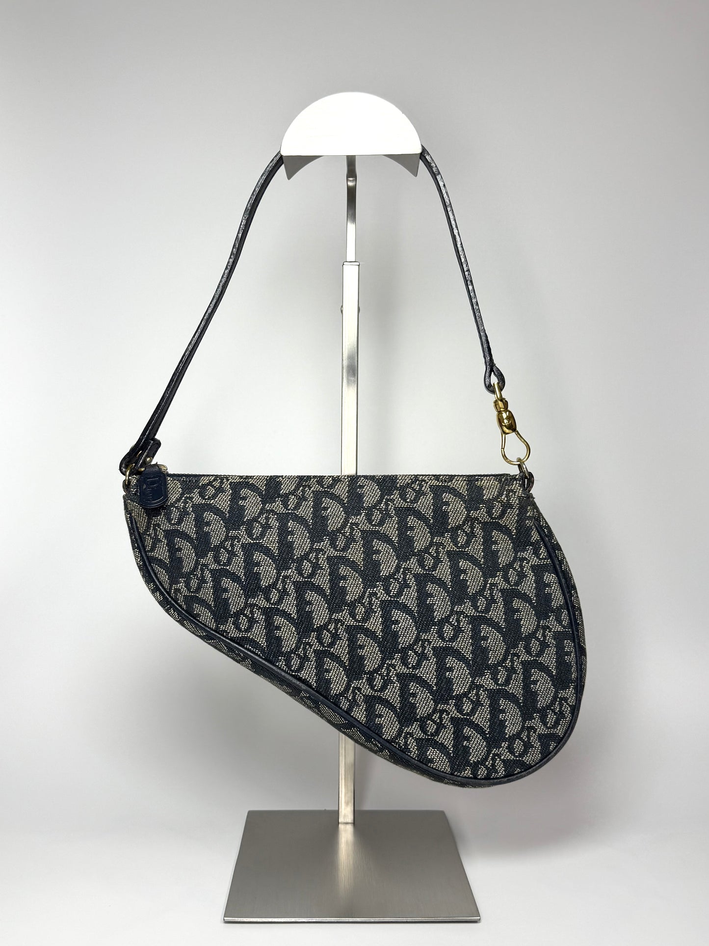 Dior Trotter Saddle Bag Blue