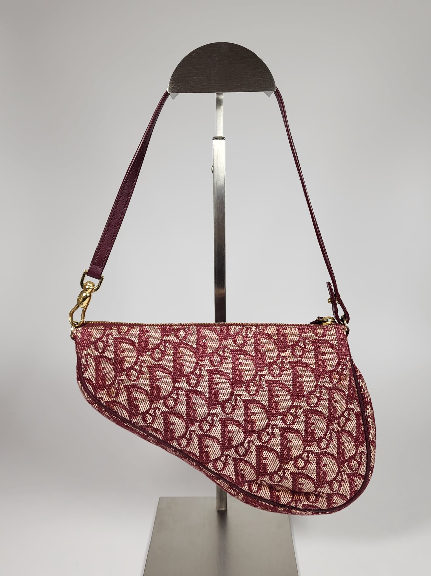 Dior Trotter Saddle Bag Red