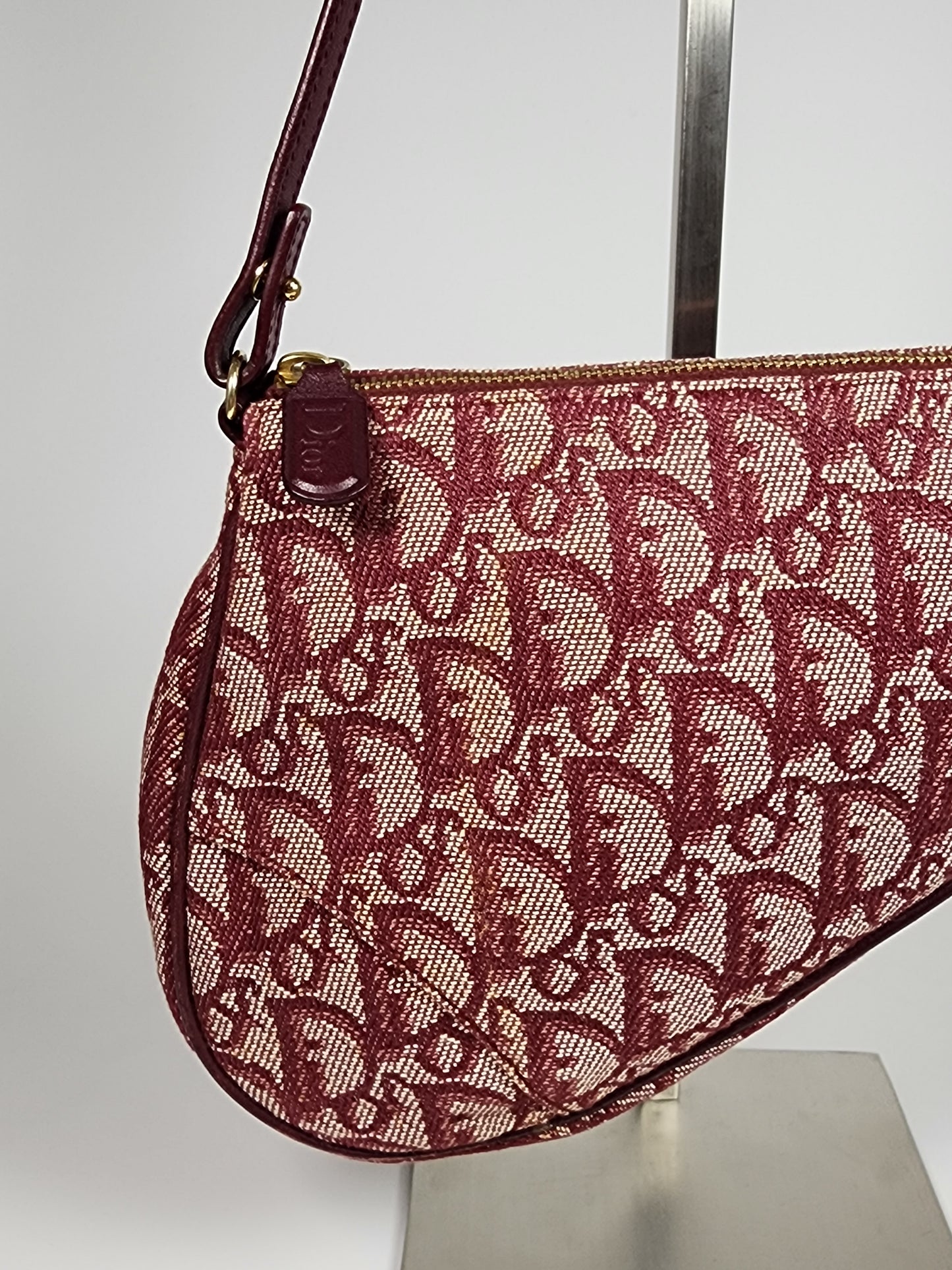 Dior Trotter Saddle Bag Red