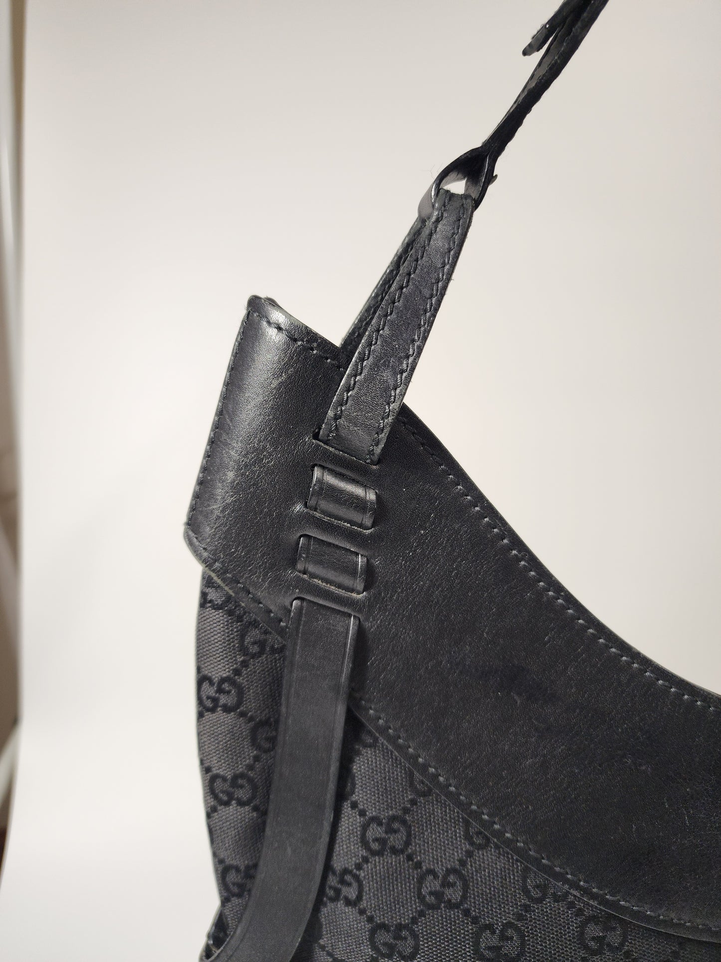 Gucci GG Canvas Hobo Shoulder Bag