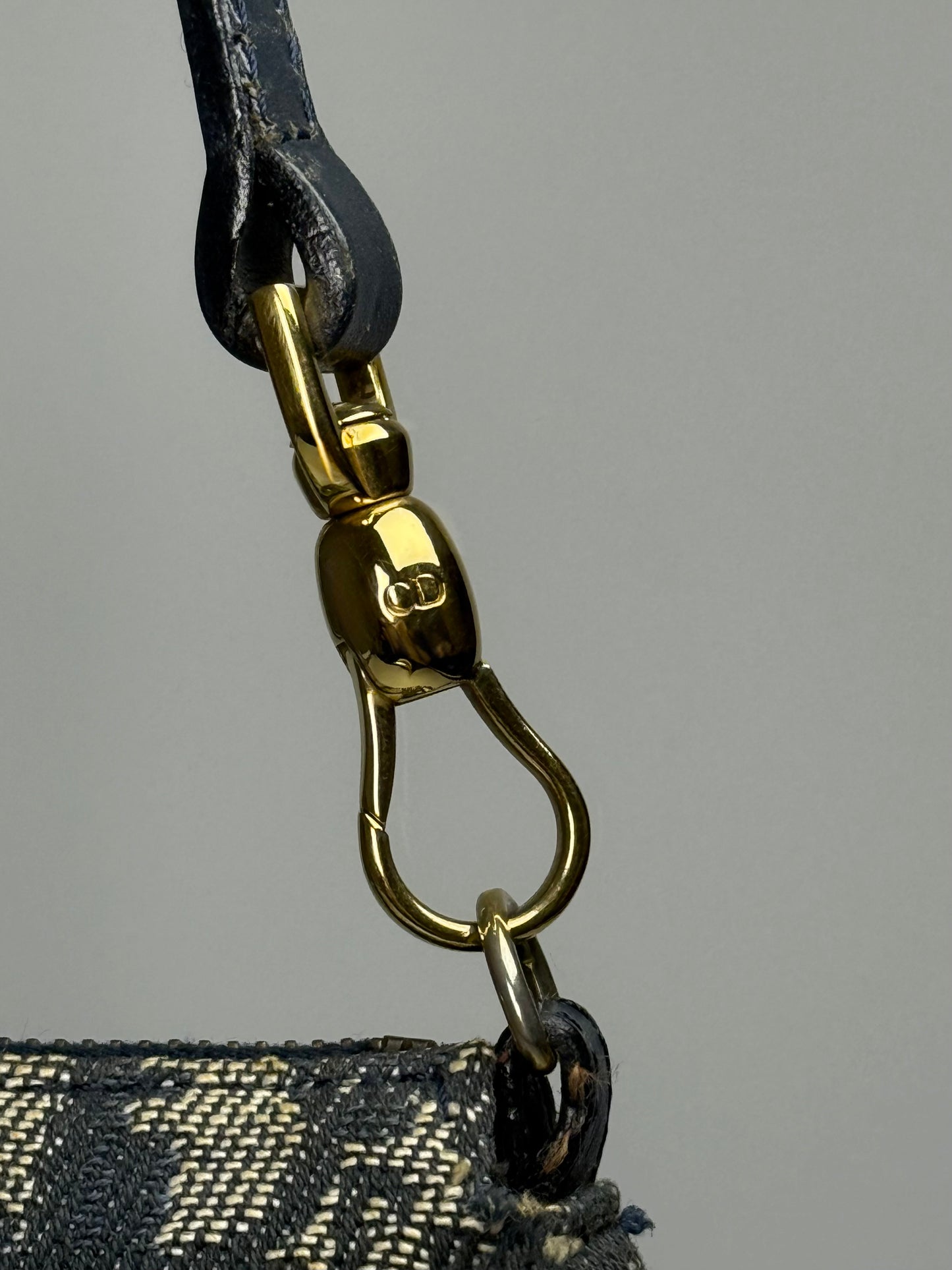 Dior Trotter Saddle Bag Blue