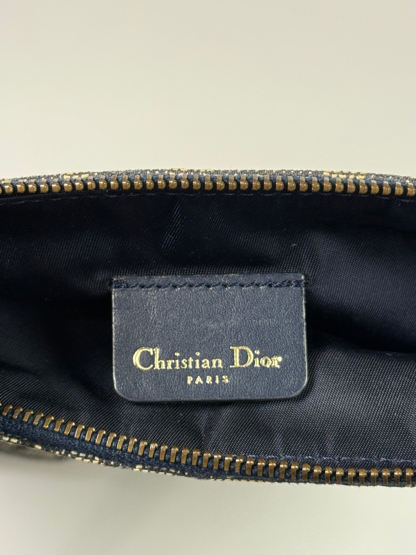 Dior Trotter Saddle Bag Blue