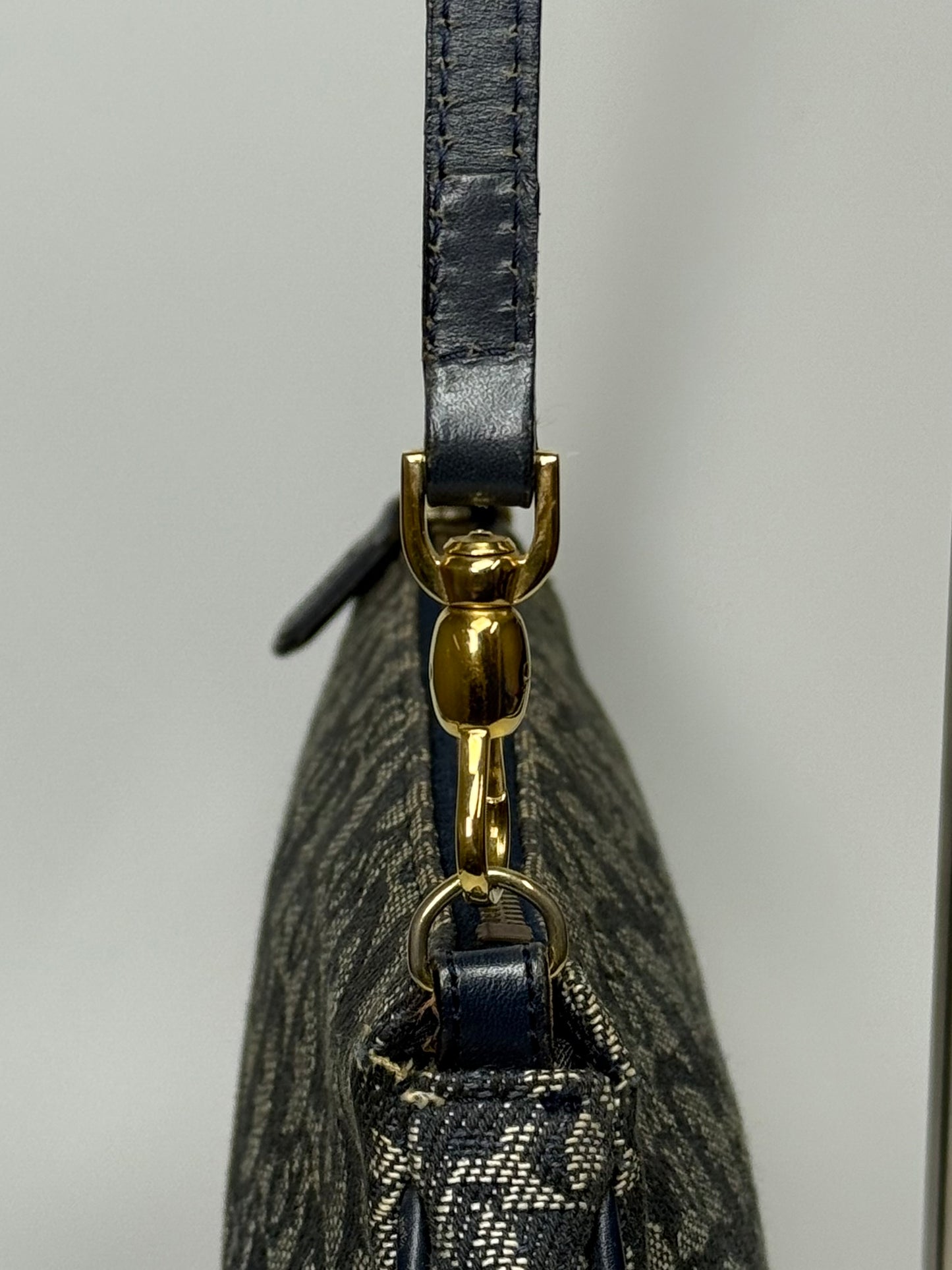 Dior Trotter Saddle Bag Blue