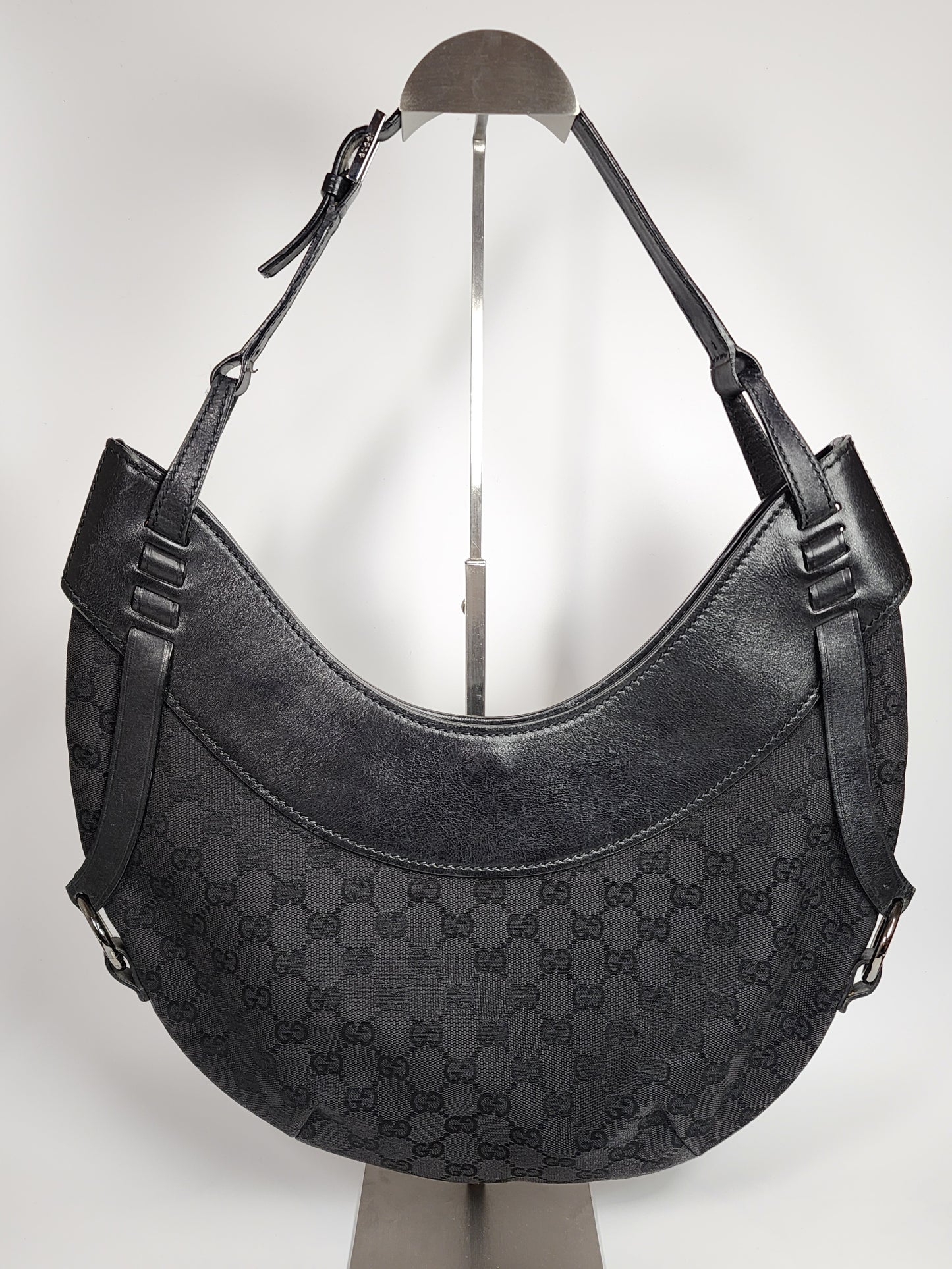 Gucci GG Canvas Hobo Shoulder Bag