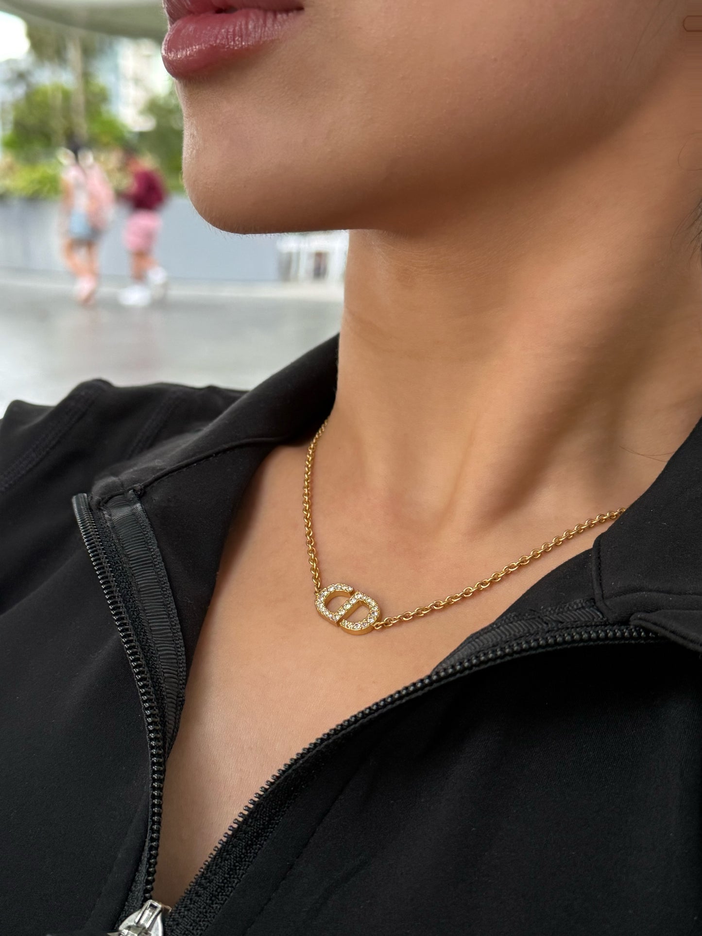 Christian Dior Petit CD Necklace