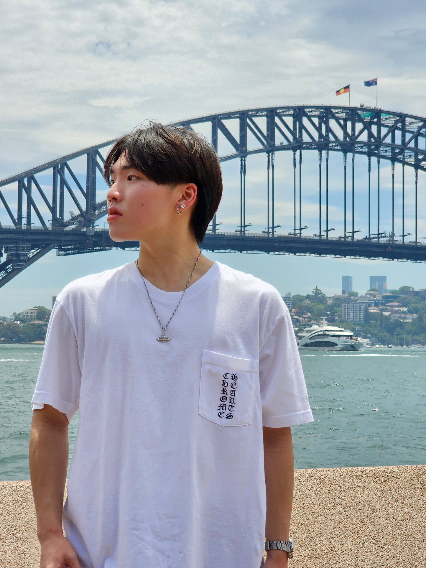 Chrome Hearts Scroll Logo T-shirt