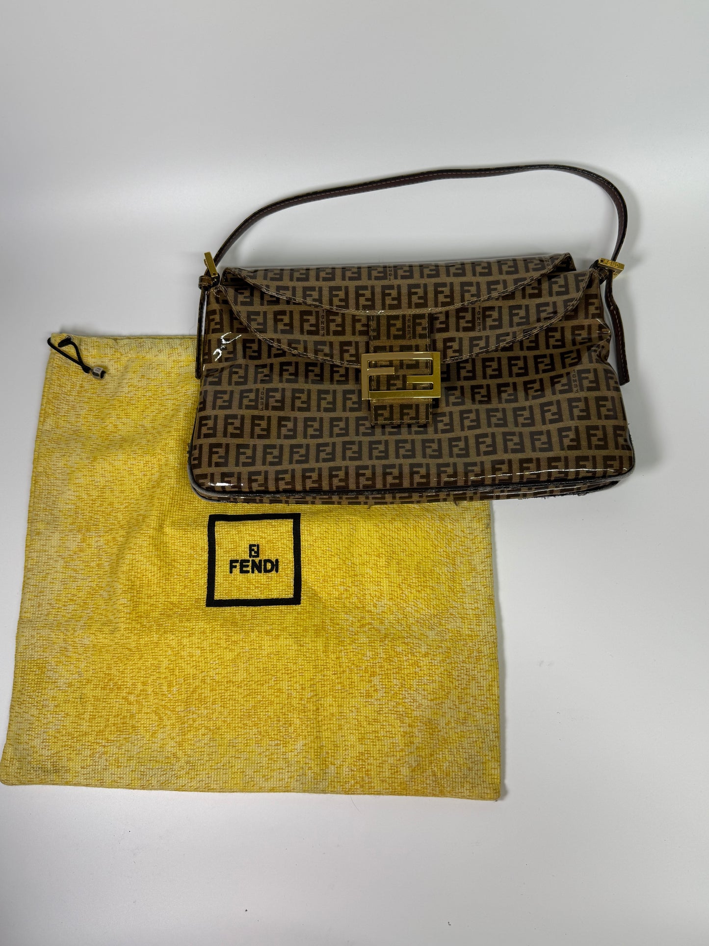 Fendi - Monogram Vinyl Shoulder Bag