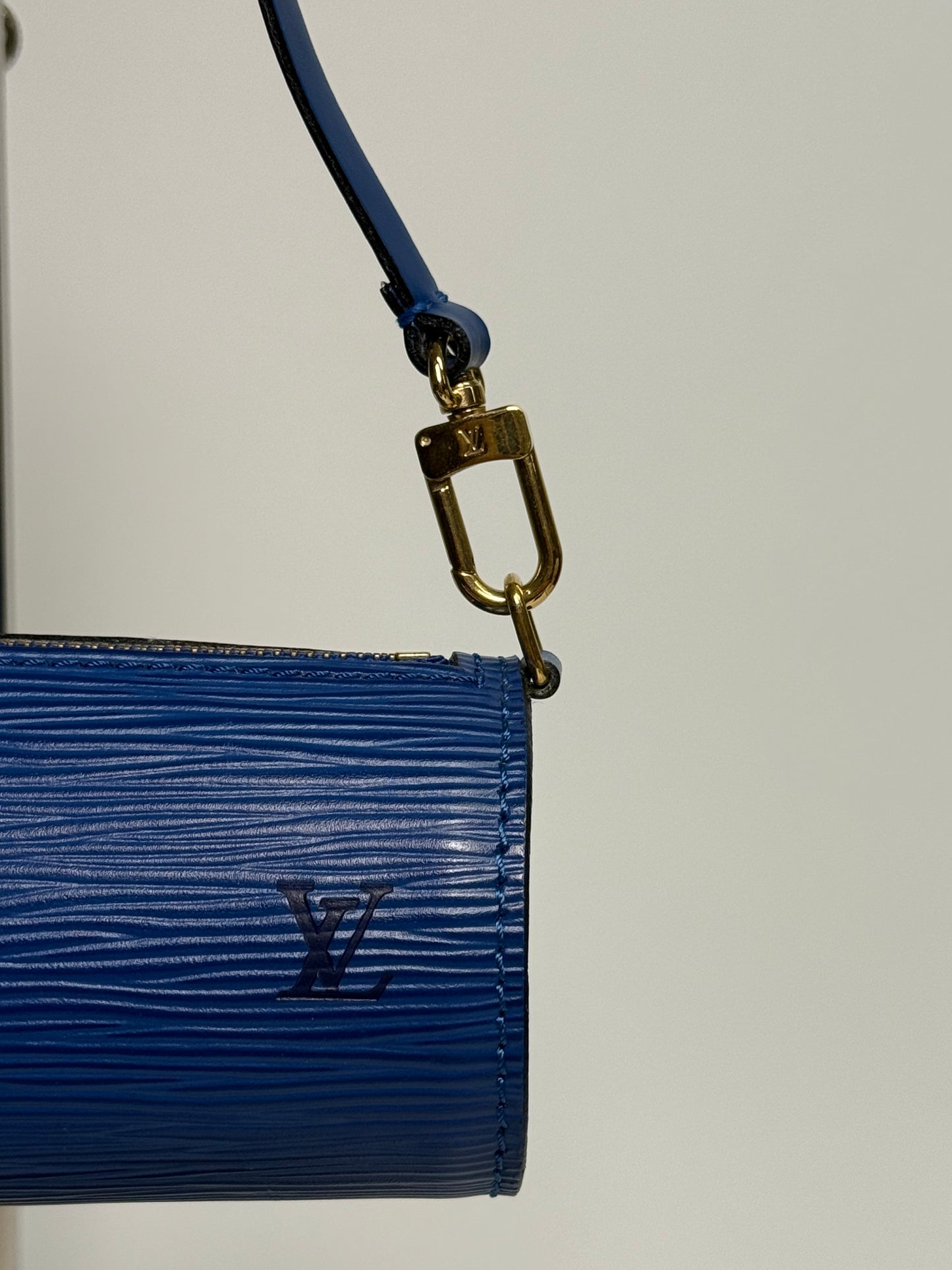 Louis Vitton - Mini Baby Papillon Pochette  - Blue Epi Leather