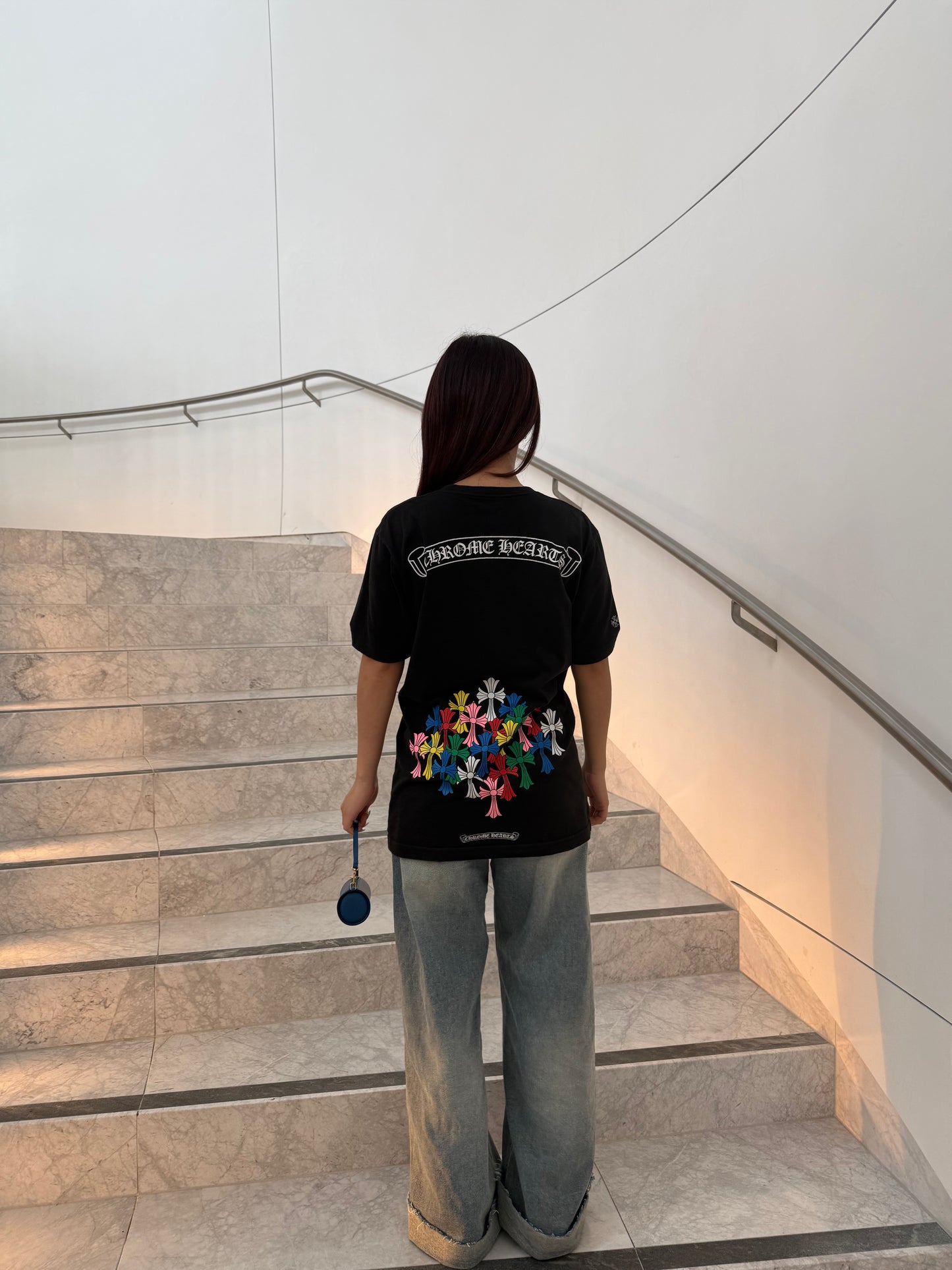 Chrome Hearts Multi Colour Cross T-Shirt