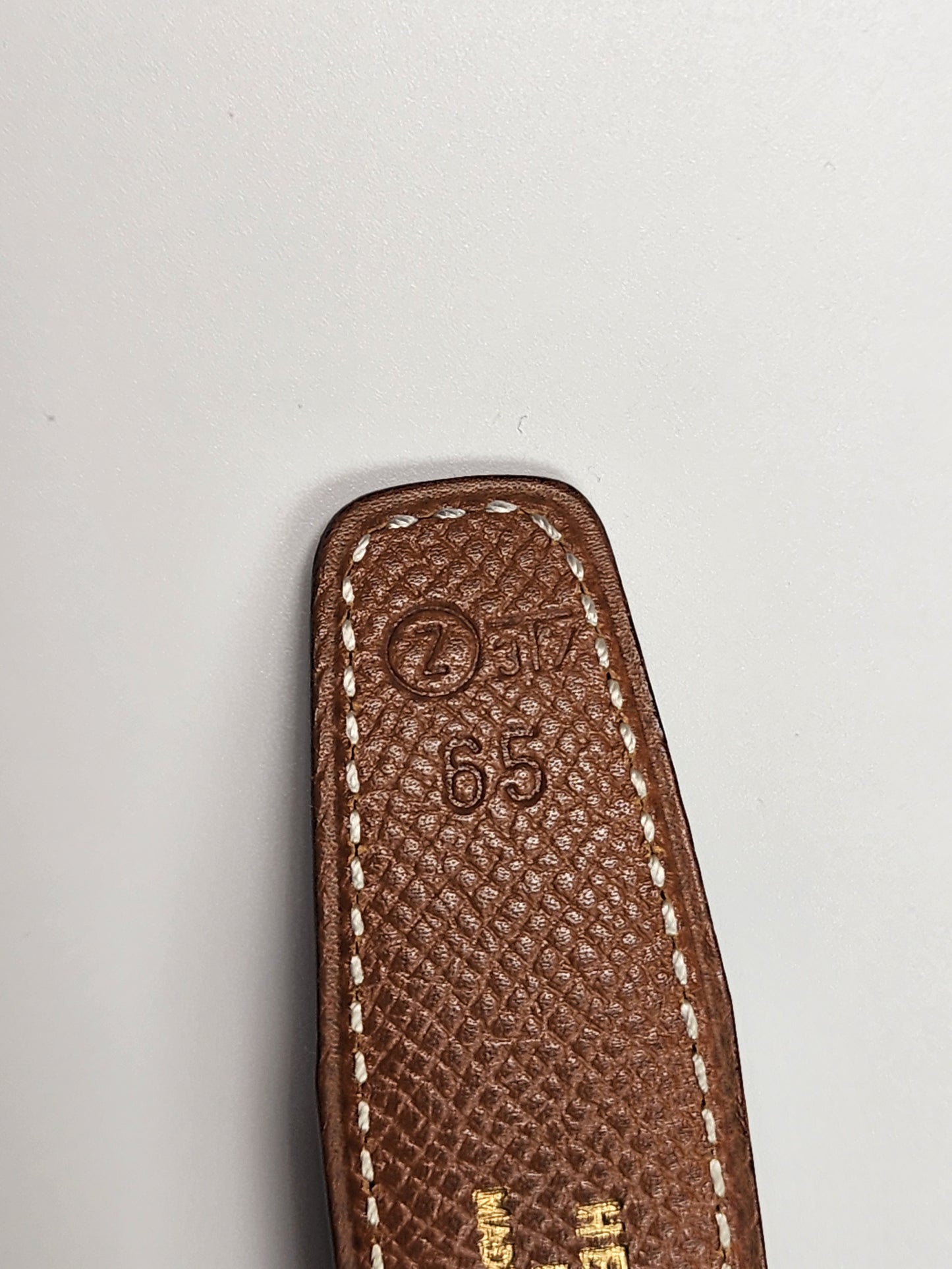 Hermes Reversible Mini Constance Belt - Brown