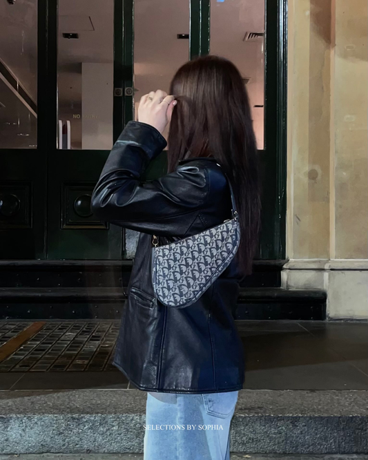 Dior Trotter Saddle Bag Blue